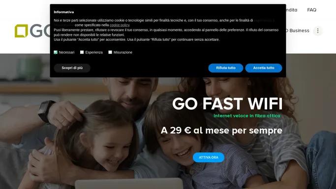 Offerte Internet Casa e Business Senza Linea Fissa: Scopri GO internet