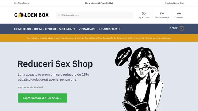 Sex Shop de Lux - Golden Box ❤ Livrare Discreta si Rapida. iunie 2024