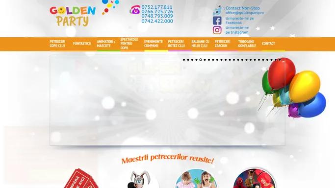 Petreceri Copii Cluj Napoca | Golden Party