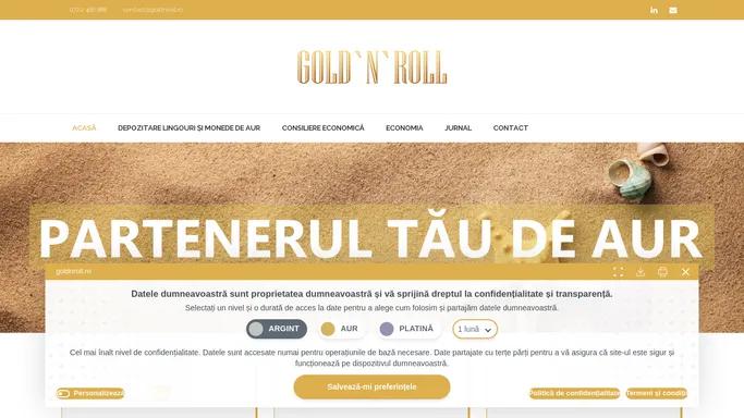 Gold'n'Roll - Lingouri de aur si consiliere economica
