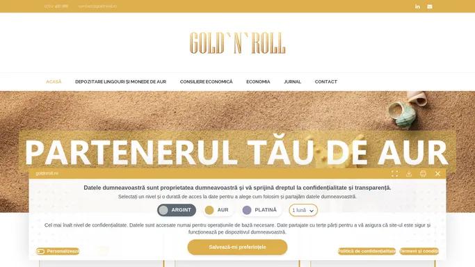 Gold'n'Roll - Lingouri de aur si consiliere economica