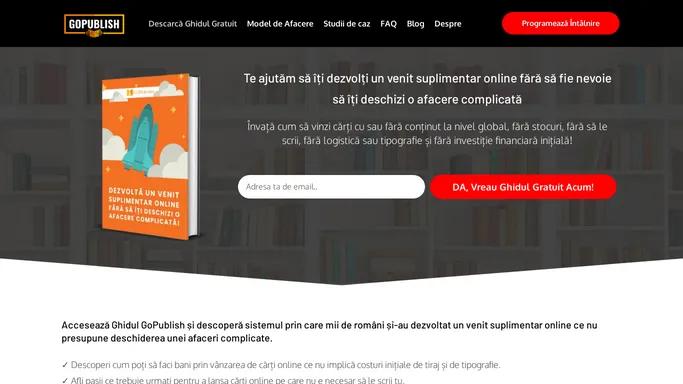 Descarca ACUM Ghidul Gratuit GoPublish - GoPublish