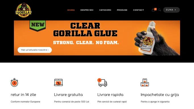 Gorilla Distribution – Import si distributie produse si adezivi Gorilla si O'Keeffe's