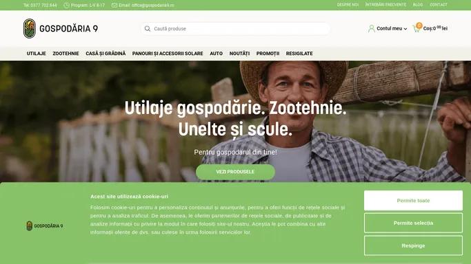 Gospodaria 9 - Utilaje gospodarie, Zootehnie, Unelte si scule