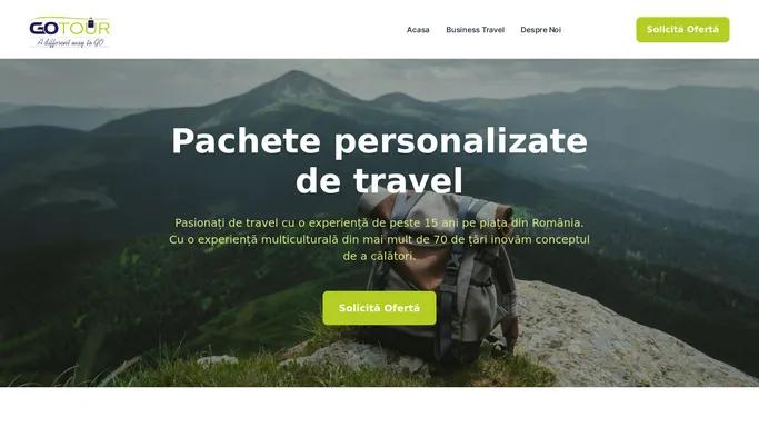 GoTour | Homepage | Pachete personalizate de travel | Business travel