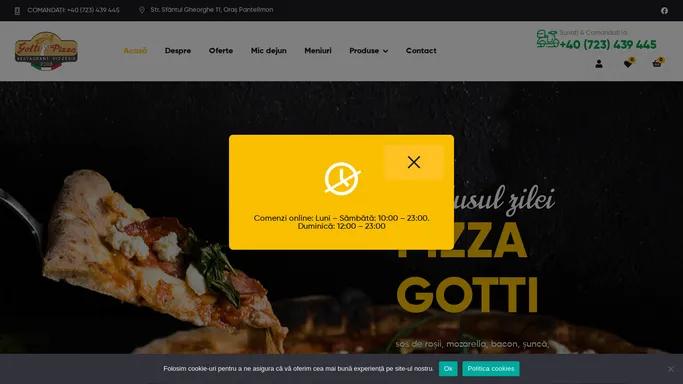 Gotti Pizza – Restaurant Pantelimon