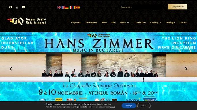 German Quality Entertainment - Companie organizare evenimente