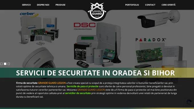 Grande Guard Legion | Firma de Securitate in Oradea Bihor