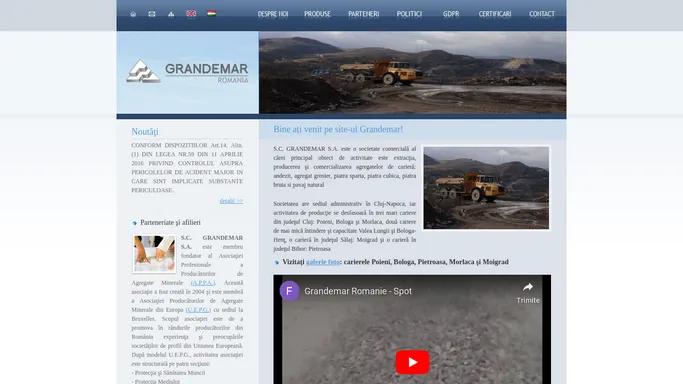 Grandemar - Andezit, agregat grosier, piatra sparta, piatra cubica si pavaj natural