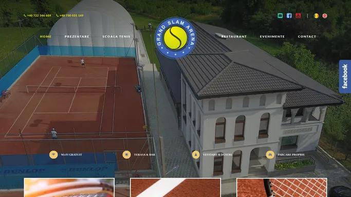 Grand Slam Arena - Terenuri de tenis pentru profesionisti si amatori