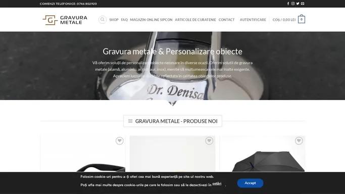 Gravura metale Cluj-Napoca, personalizare tricouri, pixuri personalizate