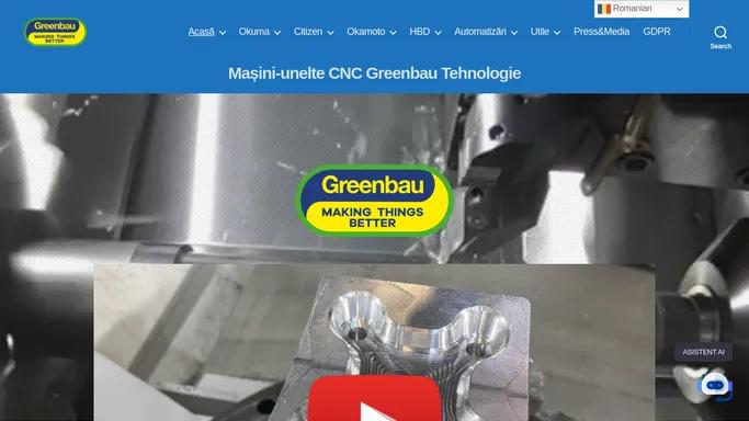 Masini-unelte CNC Greenbau Tehnologie - Masini-Unelte CNC