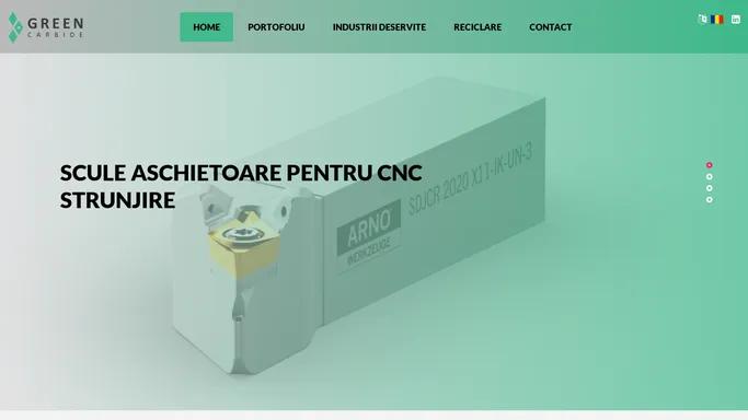 Green Carbide Scule aschietoare Placute carbura Freza carbura Carburi metalice Strunjire Frezare