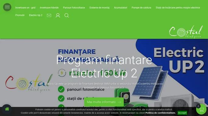 Sisteme fotovoltaice, panouri solare, invertoare, acumulatori, statii pentru masini electrice