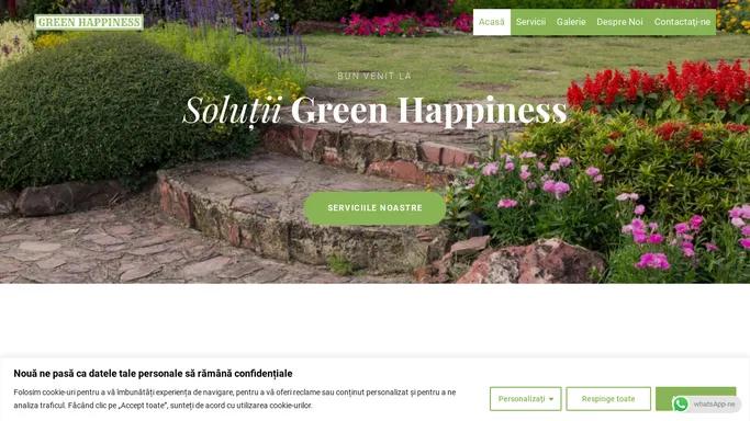 Green Happiness – Green Happiness Transformam gradinile in opere de arta! Consultanta, Proiectare si Intretinere peisagistica, Deszapezire si Multe Altele – Experienta si pasiune pentru frumusetea naturii in gradina ta