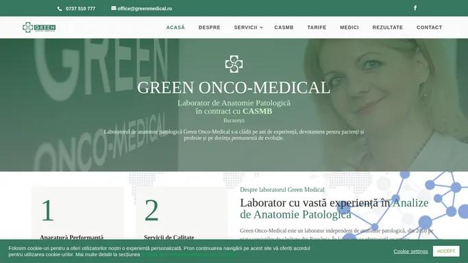 Green Onco Medical | Laborator de Anatomie Patologica