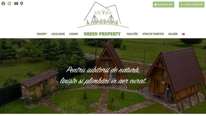 Green Property Dofteana|Pentru iubitorii de natura si liniste|Site oficial