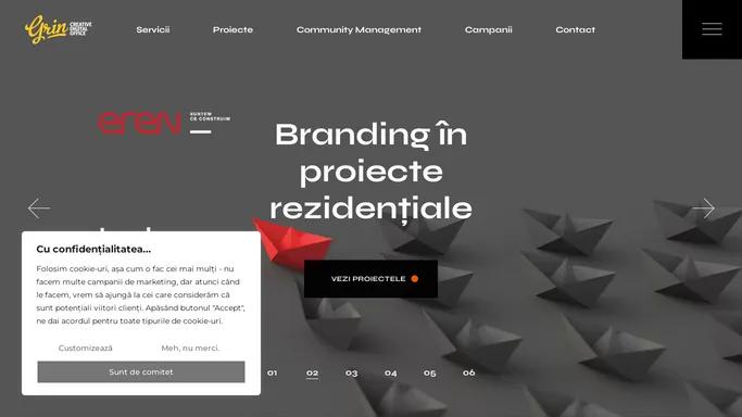 Grin – birou de creatie specializat in comunicare digitala