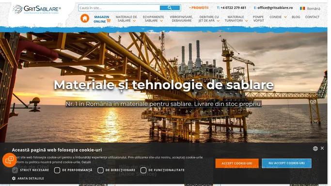 Sablare ▷ Materiale si tehnologie de sablare ▷ GritSablare