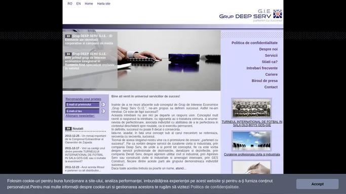 Grup Deep Serv - Bine ati venit in universul serviciilor de succes!