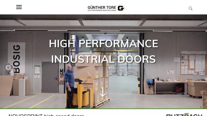 Gunther Tore Romania - High Performance Industrial Doors