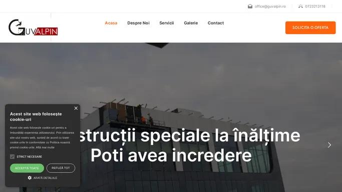 Lucrari constructii la inaltime Bucuresti - Guv Alpin