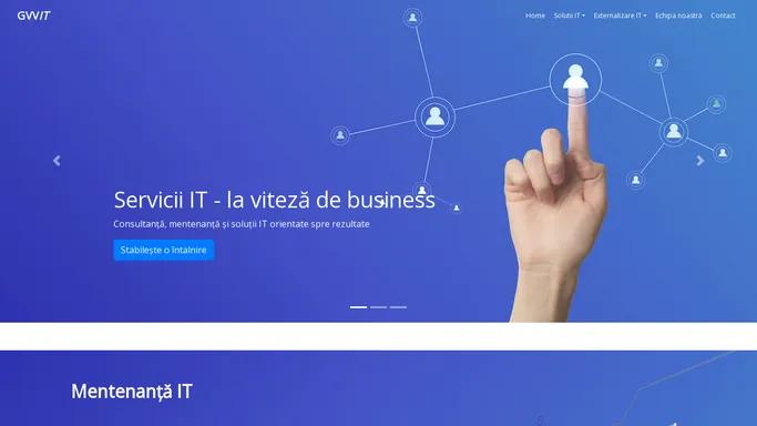 GVVIT - Servicii IT - la viteza de business