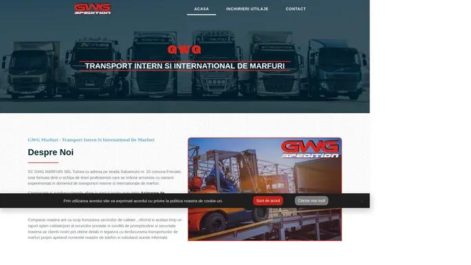 Acasa - GWG Transport intern si international de marfuri Tulcea