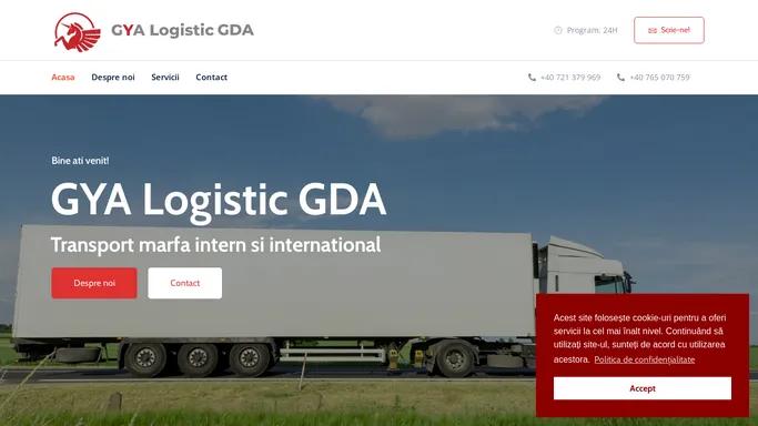 GYA Logistic GDA - Transport marfa intern si international