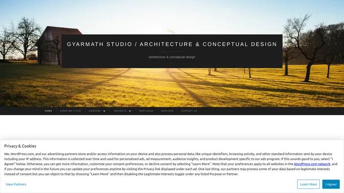 Gyarmath Studio / architecture & conceptual design | architecture & conceptual design