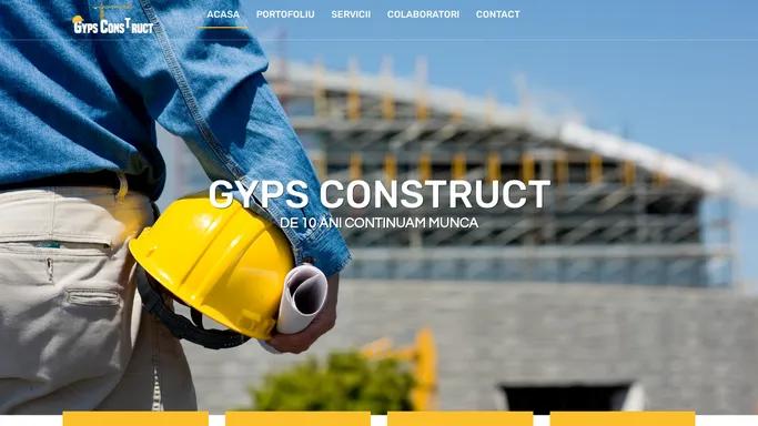 GypsConstruct- Firma de constructii