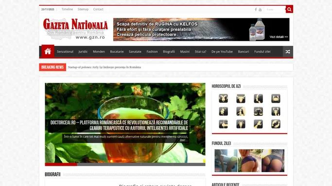 Gazeta Nationala | gzn.ro