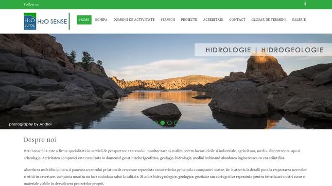 H2O Sense – Geofizica – Geologie – Hidrologie – Hidrogeologie – Mediu – Poluare – Cartografie – GIS