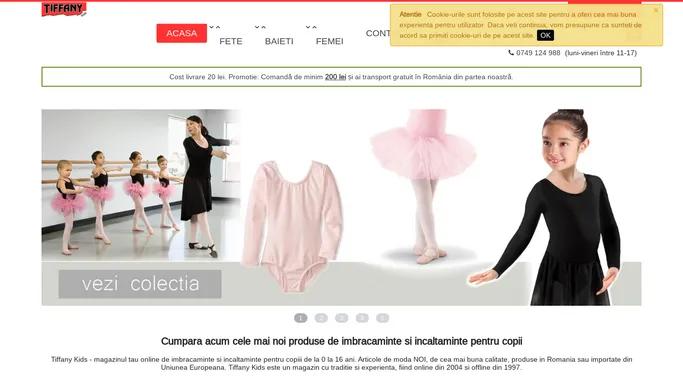 Tiffany Kids - Magazin online imbracaminte si incaltaminte nou-nascuti, copii si adolescenti