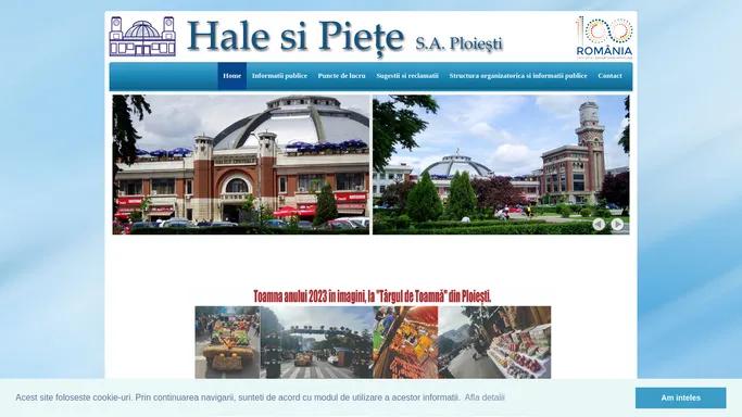 Hale si Piete Ploiesti - Despre Halele Centrale