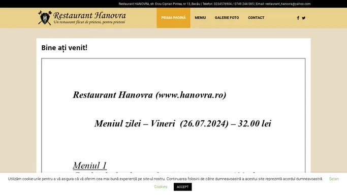 Restaurant HANOVRA Bacau – Restaurant Hanovra