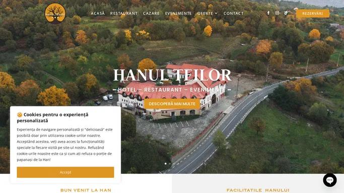 Hanul Teilor | Hotel - Restaurant - Salon Evenimente in Maramures