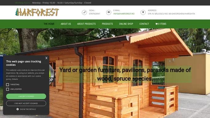 Home - Construction of wooden houses, garden houses | HARFOREST SRL