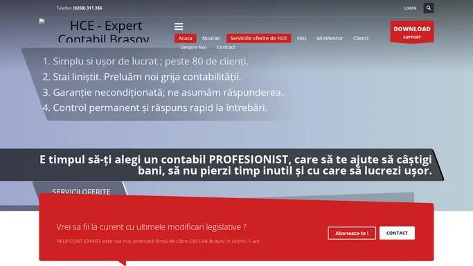 HCE – Expert Contabil Brasov – SERVICII DE CONTABILITATE FINANCIARA SI DE GESTIUNE