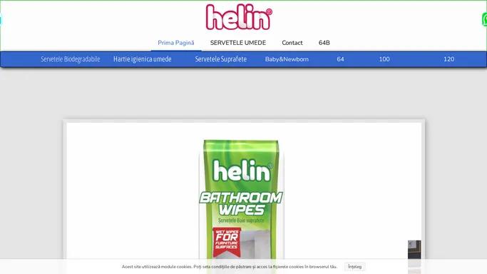 helin Producator servetele umede Romania