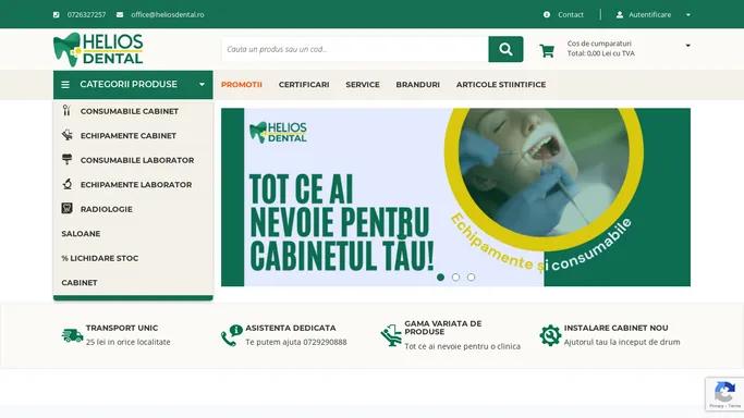 Echipamente cabinete stomatologice si laboratoare tehnica dentara |Helios