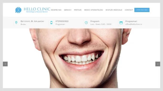 Dentist Buzau - Clinica stomatologica Buzau Hello Clinic