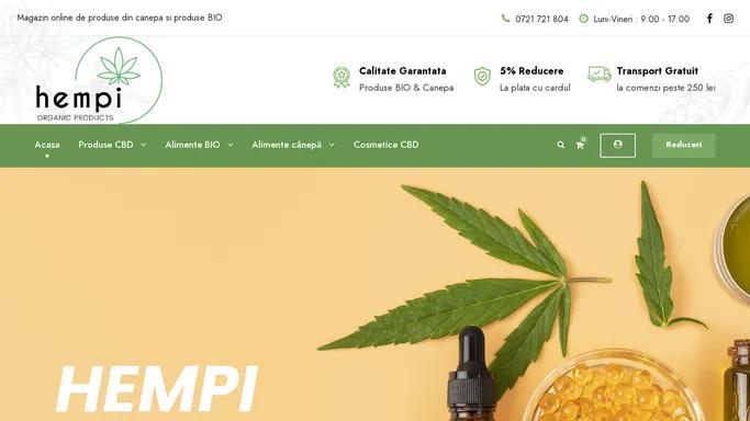 Hempi – Produse bio din canepa