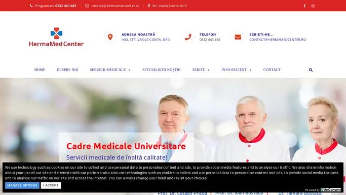 Clinica Medicala HermaMed Center | Iasi | Servicii prin C.A.S.