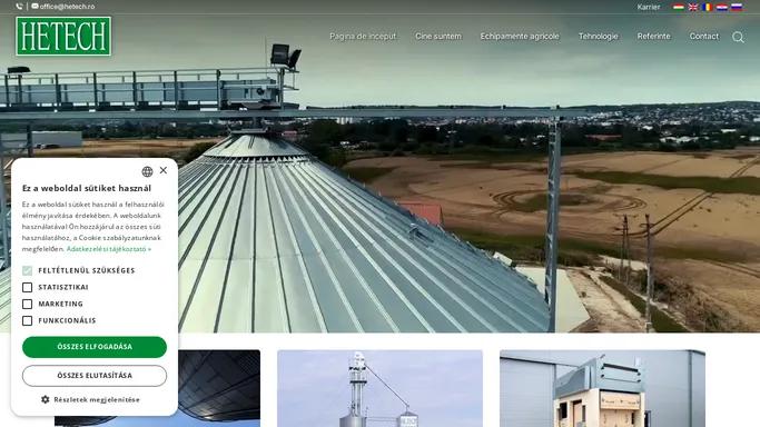 HETECH – Gabonasilok, gabonaszaritok, magtisztitok