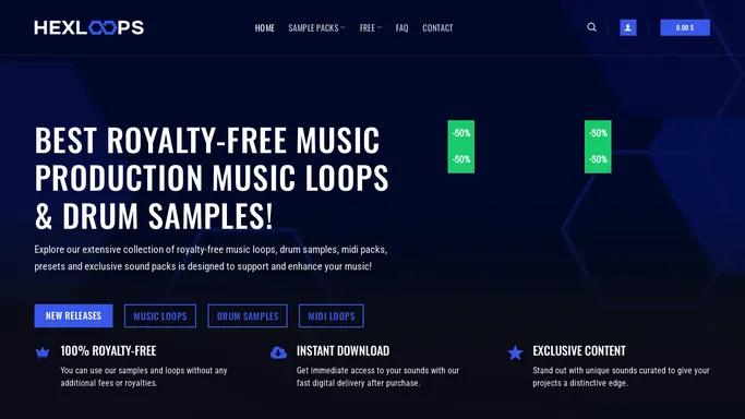 Hex Loops - Best Drum Samples, Drum Loops & Music Loops