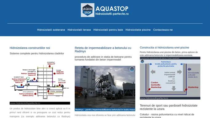 Aquastop Romania - Hidroizolatie baie (hidroizolarea corecta a pardoselii)