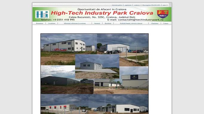 HIGH-TECH INDUSTRY PARK CRAIOVA