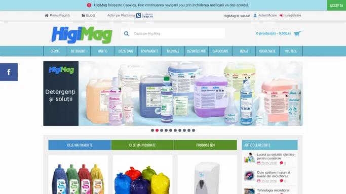 HigiMag - Detergenti Profesionali si Produse de hartie