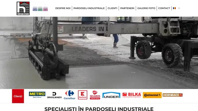 HIROS-ROM - Producator romanesc de pardoseli industriale